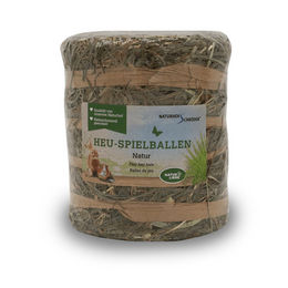 Produktbild von Naturhof Schröder Heu-Spielballen Natur Knabberspielzeug aus Heu und Gras - 150 g