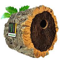 Produktbild von Naturkork Rotkehlchen-Nistkasten als Nisthöhle für Vögel und Insekten in Braun