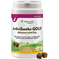 Produktbild von NaturVet ArthriSoothe-Gold Gelenk-Supplement Snacks für Senioren mit weizenfreier Rezeptur 70 Chews