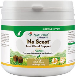 Produktbild von NaturVet No Scoot Sensitive Funktionssnack Kauwürfel für Welpen zur Magen-Darm-Unterstützung 60 Stück