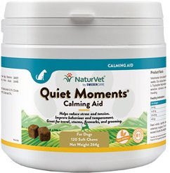 Produktbild von NaturVet Quiet Moments Getreidefreie Funktionssnacks 120 Stück
