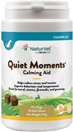 Produktbild von NaturVet Quiet Moments Getreidefreie Funktionssnacks für Hunde aller Größen 70 Stück