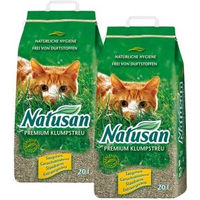 Produktbild von Natusan Premium Klumpstreu 2x20 l - 2 x 20 l