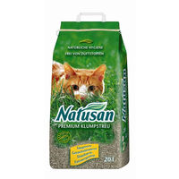 Produktbild von Natusan Premium Klumpstreu für Katzen unparfümiert 20 l - 20 l