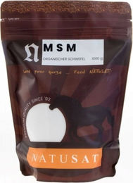 Natusat Bio MSM Methylsulfonylmethan zur Unterstützung von Gelenken, Haut, Fell und Verdauung 1000 g – Bild 1 von 3