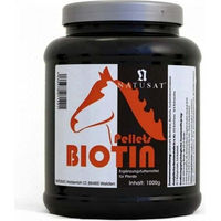 Produktbild von Natusat Biotin Pellets Ergänzungsfutter für Pferde und Ponys zur Unterstützung der Hufe 1 kg