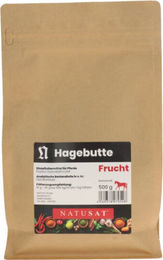 Natusat Hagebutte ganze Frucht Einzelfuttermittel mit Vitaminen 500 g – Bild 1 von 2