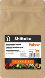 Produktbild von Natusat Shiitake Pulver Ergänzungsfutter 100 g