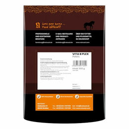 Natusat Vita B Plex Pellets 1000 g Vitamin Ergänzungsfutter für Pferde zur Unterstützung von Verdauung und Stoffwechsel – Bild 1 von 2