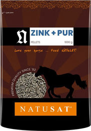 Produktbild von Natusat Zink pur Pellets Nahrungsergänzung für Haut, Fell und Hufe 1000g