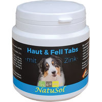 Produktbild von NatuSol Haut & Fell Tabs mit Zink für Hunde