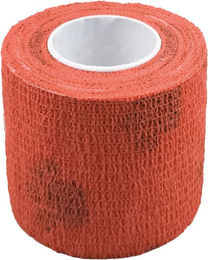 NatuSol Kohäsive Bandage mit Pfoten-Motiv rot 5 cm x 4,5 m Set I – Bild 1 von 2