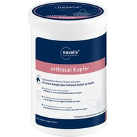 Produktbild von Navalis Orthosal Kupfer Horse Mineralfutter für Pferde zur Unterstützung von Haut und Fell als Pulver 1000g