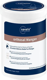 Produktbild von Navalis orthosal Mangan Mineralfutter Pulver für Pferde zur Unterstützung von Gelenken und Knochen