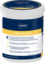 Produktbild von Navalis Orthosal Selen Ergänzungsfutter für Pferde zur Unterstützung von Immunsystem und Herz