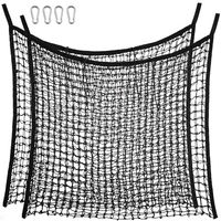 Produktbild von Navaris Heunetz Set für Pferde 2 Stück Schwarz 80 x 90cm aus Polyester mit 4 Karabinerhaken