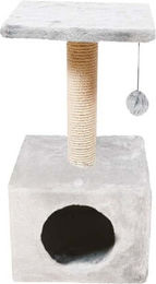 Nayeco Savanna Town Kratzbaum für Katzen in Grau und Weiß 60x30x30cm – Bild 1 von 1
