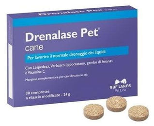 NBF Lanes Drenalase Pet Tabletten für Hunde zur Unterstützung der Harnwege und des Wasserhaushalts 30 Stück – Bild 1 von 1