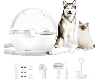 Neakasa S1 PRO Haustierpflege-Kit Schermaschine für Hunde und Katzen in Weiß – Bild 1 von 10