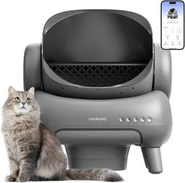 Neakasa Selbstreinigende Katzentoilette XXL mit App-Steuerung und WiFi in Grau – Bild 1 von 5