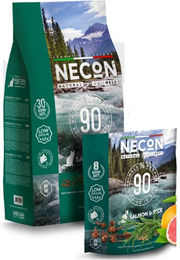 Produktbild von Necon-Petfood NW Adult Hundefutter mit Lachs und Reis für Langhaarrassen 400g
