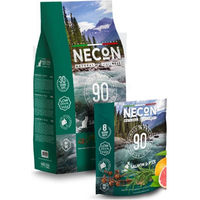 Produktbild von Necon-Petfood NW Adult Hundefutter mit Lachs und Reis für Langhaarrassen 400g