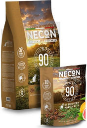 Produktbild von Necon-Petfood NW Steril Hundefutter Schwein und Reis Monoprotein für adulte Hunde mit Zahnpflege 1000g