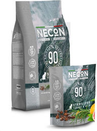 Produktbild von Necon-Petfood NW Sterilized Katzenfutter Pute und Reis 1kg