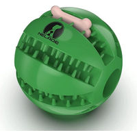 Produktbild von NELADE Zahnpflege Kauspielzeug Ball für Hunde aus Naturkautschuk Grün Ø 7cm - 7 cm