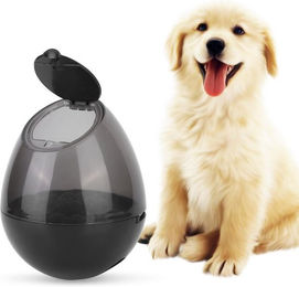 Neoglint Interaktives Intelligenzspielzeug für Hundewelpen Slow Feeder Futterspender aus Kunststoff Schwarz – Bild 1 von 7