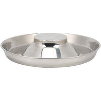 Produktbild von Neoglint Slow Feeder Futternapf aus Edelstahl für Hunde und Katzen in Silber Größe L