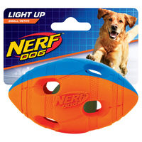 Produktbild von Nerf Dog LED Football Hundeball aus Gummi Größe S 6 cm bunt - 1 Stk.