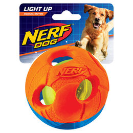 Nerf Dog LED Hundeball aus Gummi Größe M 8 cm bunt - 1,5 l – Bild 1 von 1