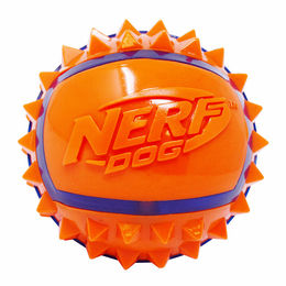 Produktbild von Nerf Dog LED Spike Ball Hundespielzeug aus Kunststoff in Orange - 1 Stk.