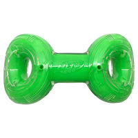 Produktbild von Nerf Dog Scentology Infinity Ring Hundespielzeug mit Rindfleisch-Geruch aus TPR in Grün 21 cm - 21 cm