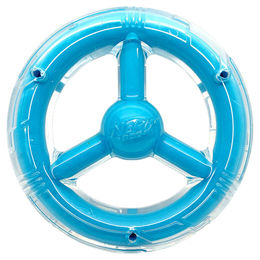 Produktbild von Nerf Dog Scentology Orbit Ring Wurfspielzeug für Hunde mit Erdnussbutter und Bacon aus TPR in Blau