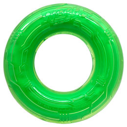 Produktbild von Nerf Dog Scentology Solid Core Ring Wurfspielzeug für Hunde mit Rindergeschmack aus TPR in Grün - 8,2 cm