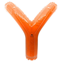 Produktbild von Nerf Dog Scentology Solid Core Wishbone Kauspielzeug für Hunde mit Huhn und TPR-Material in Orange