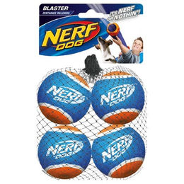 Nerf Dog Tennisball Blaster Ersatzbälle aus Naturkautschuk 4er-Set bunt – Bild 1 von 1