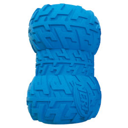 Produktbild von Nerf Dog Trax Tire Feeder Intelligenzspielzeug aus Naturkautschuk Blau Größe L 10,2 cm