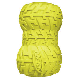 Produktbild von Nerf Dog Trax Tire Feeder Intelligenzspielzeug aus Naturkautschuk Gelb Größe M 8,9 cm - 1 Stk.