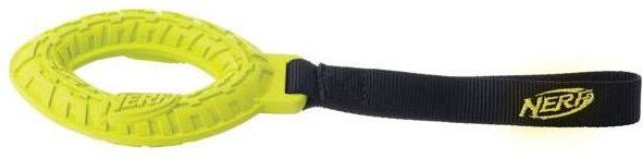 Nerf Dog Trax Tire Glide Tug Tauspielzeug aus Gummi für Hunde – Bild 1 von 1