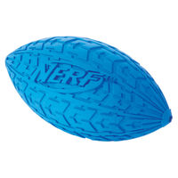Produktbild von Nerf Dog Trax Tire Squeak Football Quietschspielzeug für Hunde aus Naturkautschuk Größe M - 15,2 cm