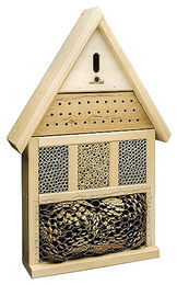Neudorff Wildgärtner Freude Insektenhotel aus Holz als Nist- und Überwinterungshilfe – Bild 1 von 4