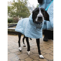 Produktbild von New Orchard Hundeshirt Hoodie aus Nylon in Blau und Rot Größe S