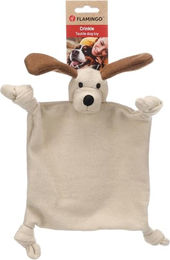 Nezwa Flamingo Plüschspielzeug für Hunde mit Knisterfunktion in Beige 26x6,3x30 cm – Bild 1 von 3