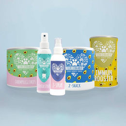 Produktbild von Nicole's Favoriten by jano.nero.matilda Funktionssnack für Welpen mit Insekten zur Unterstützung von Magen-Darm und Immunsystem - 3 x 350 g