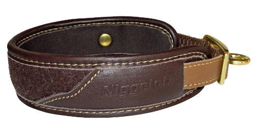 Produktbild von Niggeloh Hundehalsband aus Leder Braun Größe S