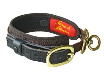 Niggeloh Hundehalsband Deluxe Braun Neopren Wasserabweisend XS – Bild 1 von 1