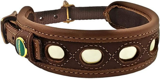 Niggeloh Lichtblick Hunde-Halsband aus Leder in Braun – Bild 1 von 1